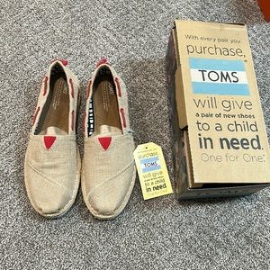 Toms Women Stitchout: Natural Burlap